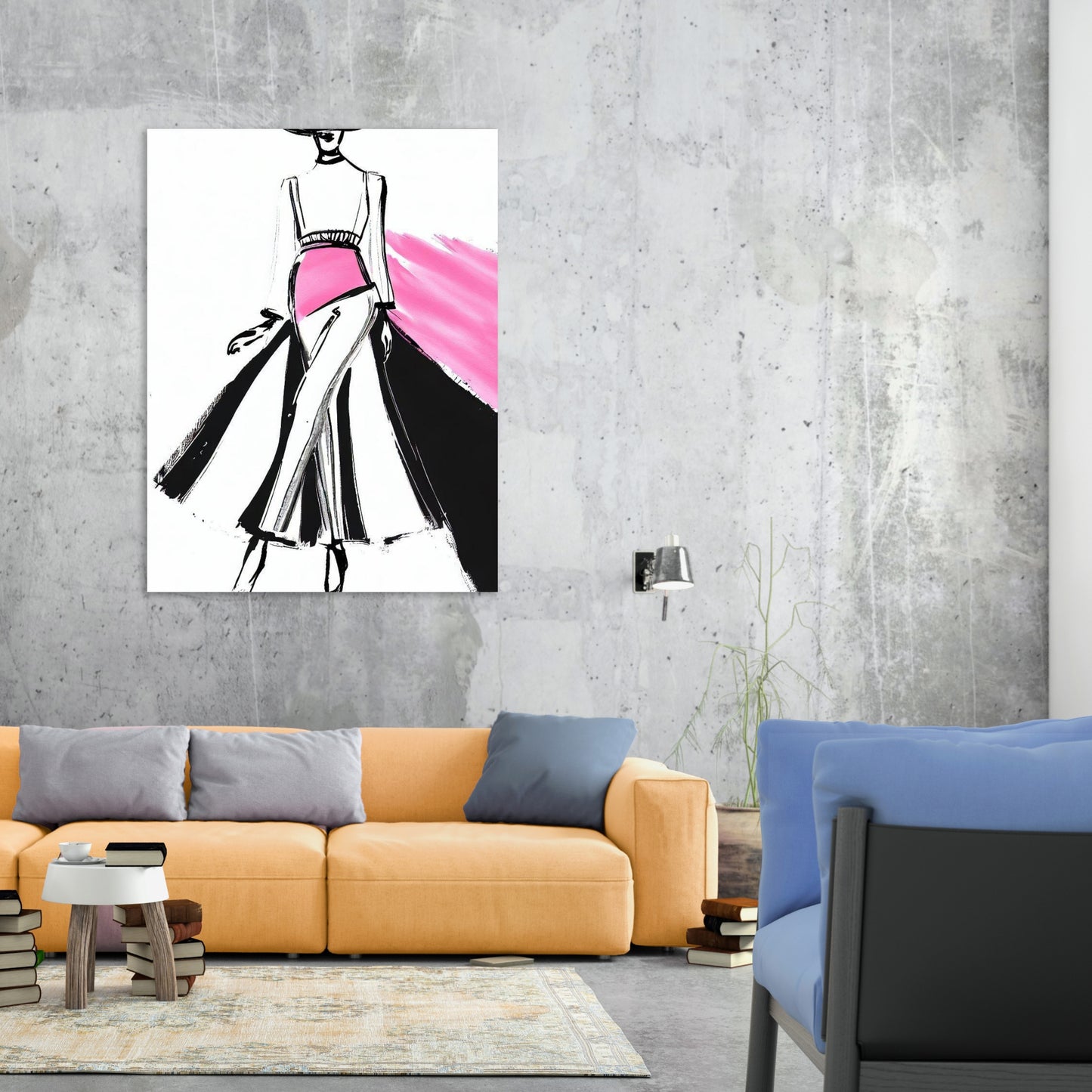 Runway Couture Wall Art Canvas Print