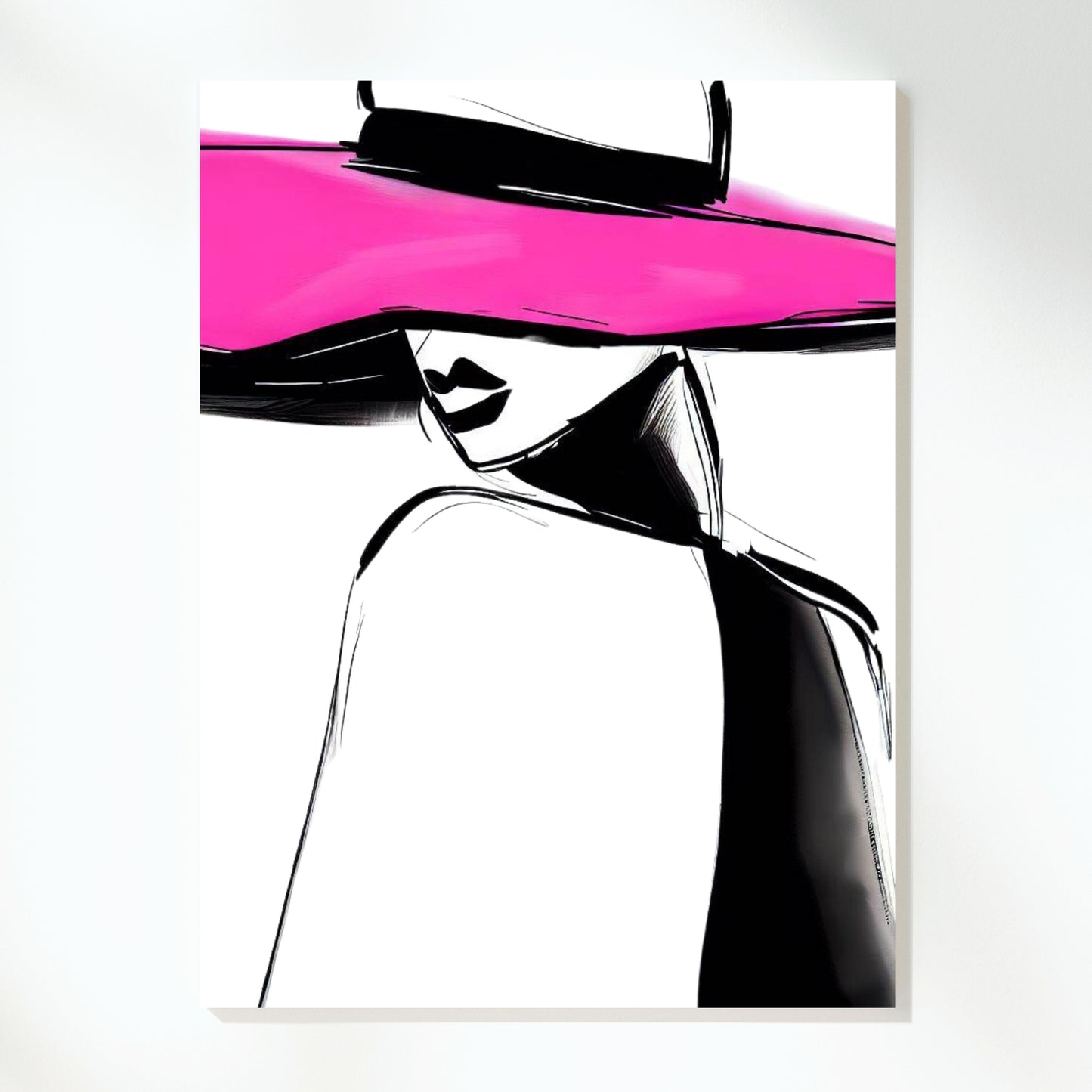 Elegance In Vogue Wall Art Canvas Print