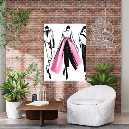 Fashion Symphony Wall Art Canvas Print