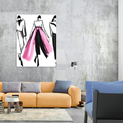 Fashion Symphony Wall Art Canvas Print