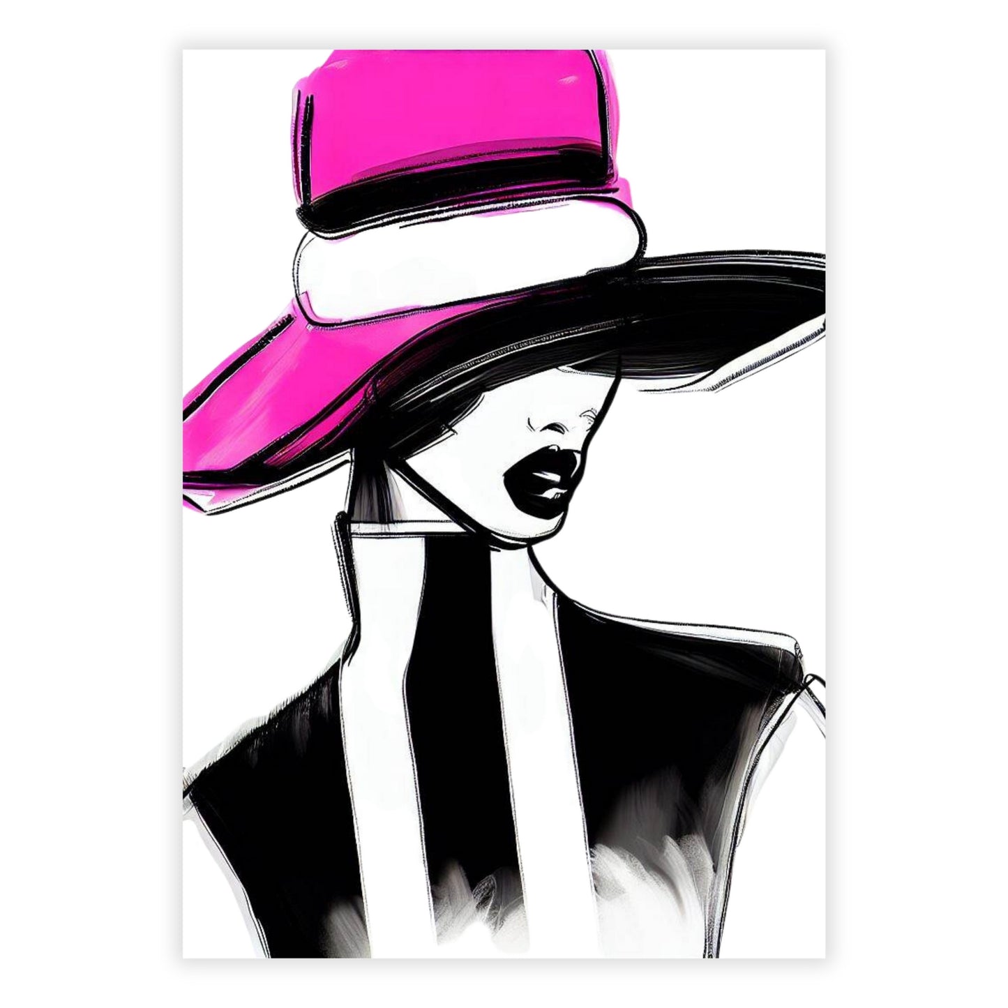 Glamour In Motion Wall Art Canvas Print