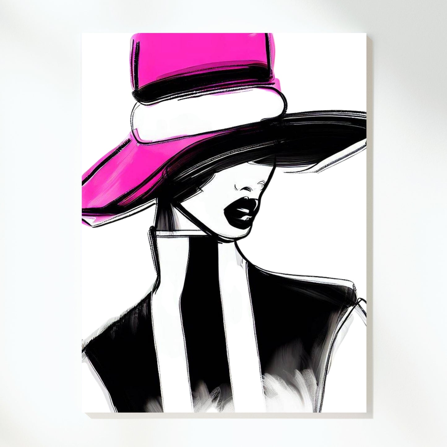 Glamour In Motion Wall Art Canvas Print