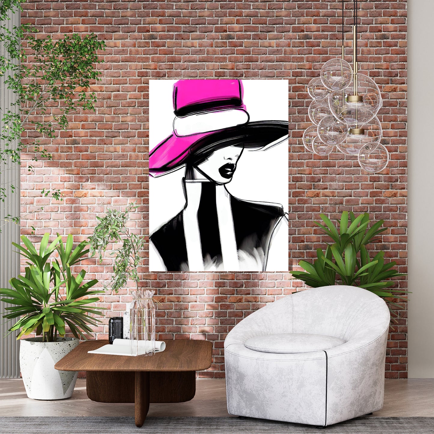 Glamour In Motion Wall Art Canvas Print