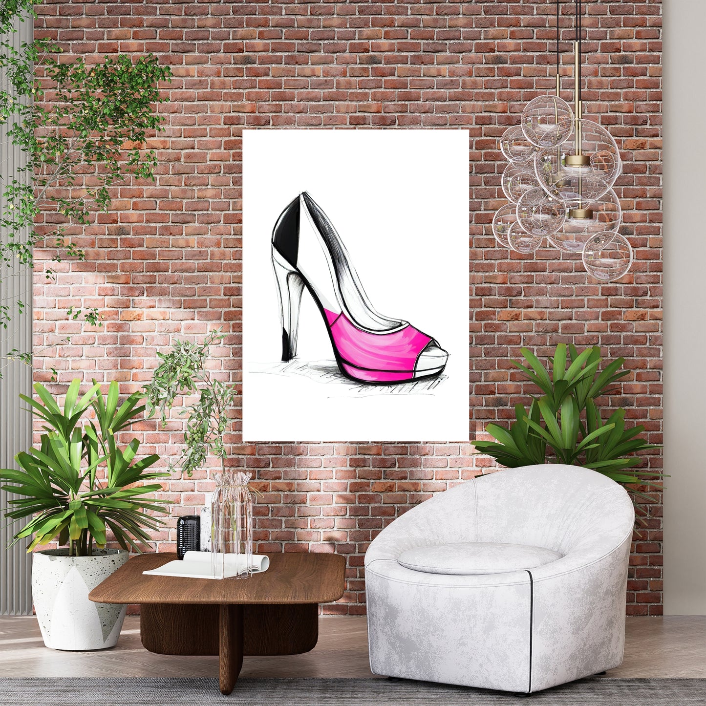 Heel Harmony Wall Art Canvas Print