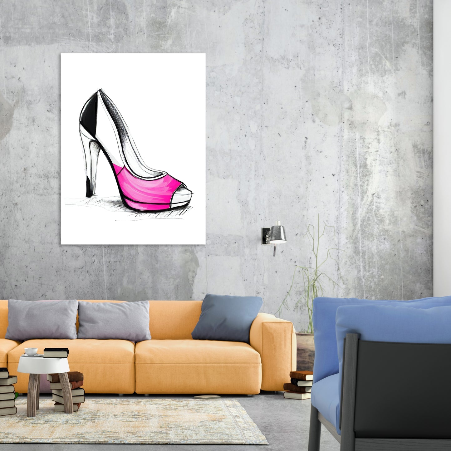 Heel Harmony Wall Art Canvas Print