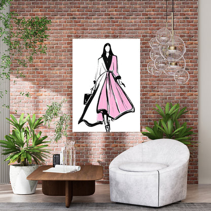 Parisian Beauty Wall Art Canvas Print