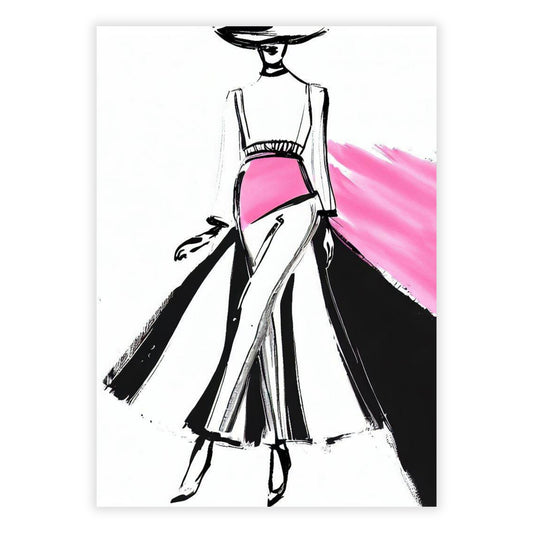 Runway Couture Wall Art Canvas Print