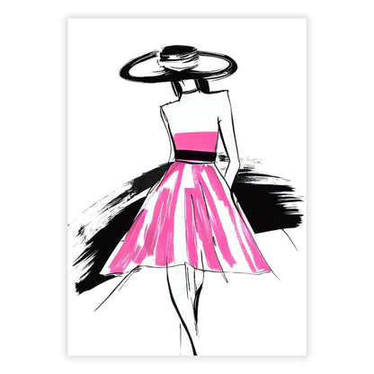 Runway Elegance Wall Art Canvas Print