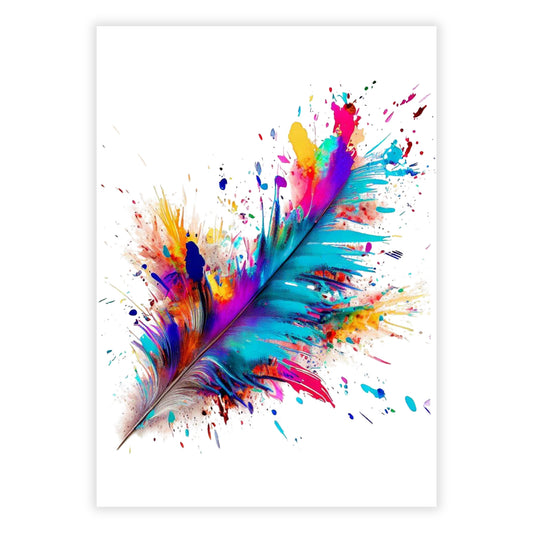 Feather Wall Art Canvas Print