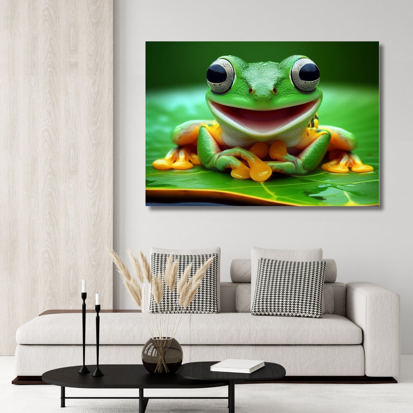 Frog Animal Kingdom Wall Art Canvas Print