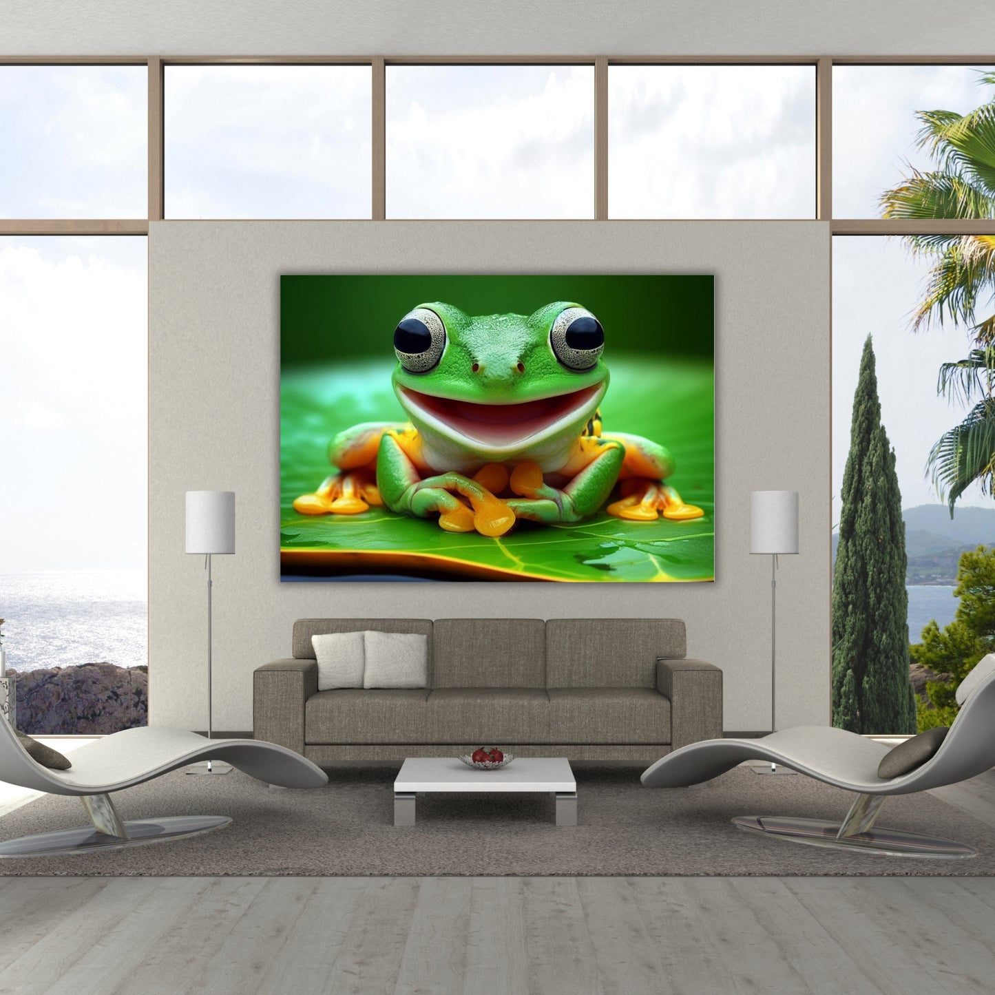 Frog Animal Kingdom Wall Art Canvas Print