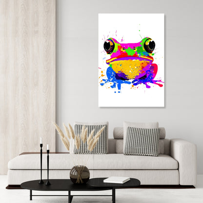 Freddie Frog Wall Art Canvas Print