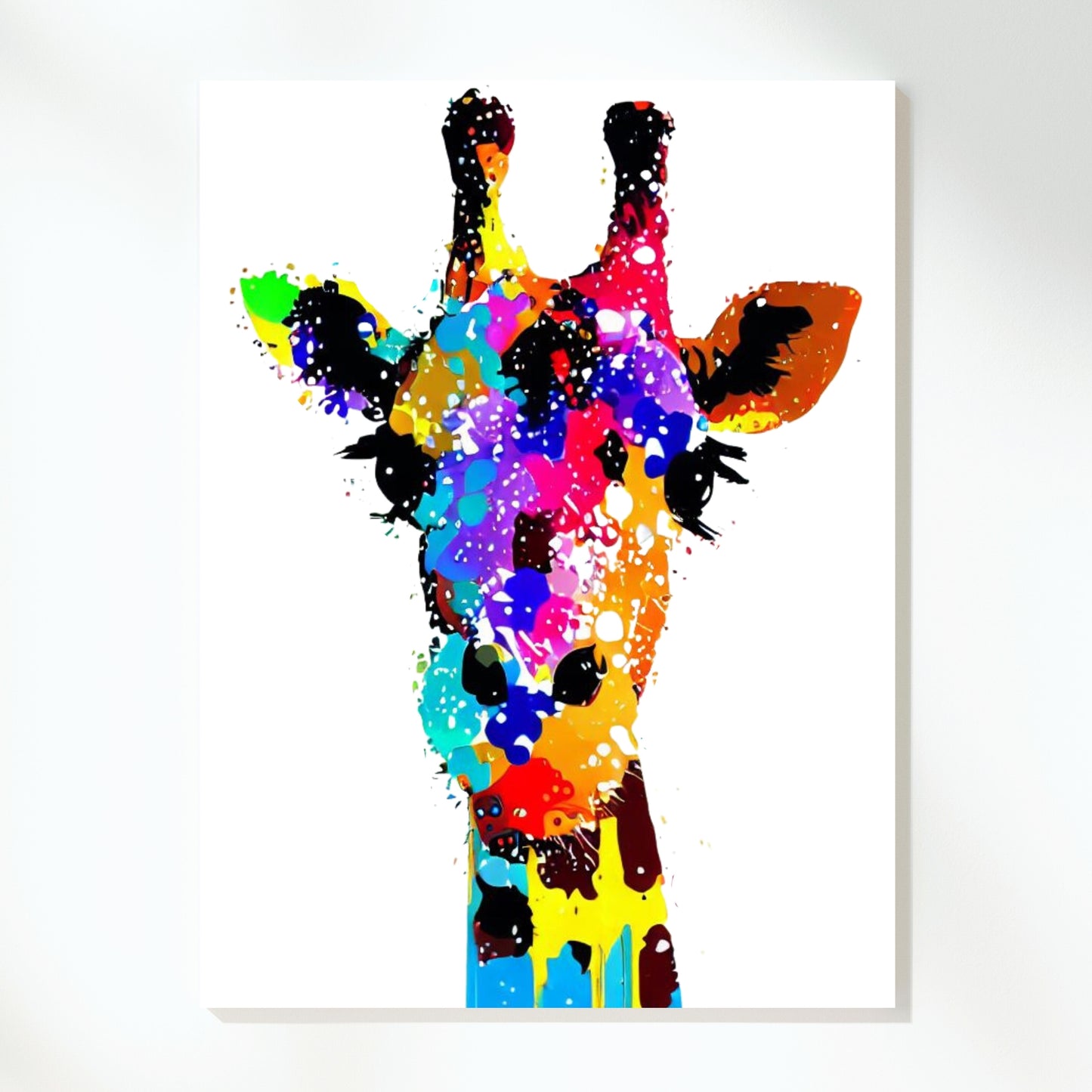 Giraffe Wall Art Canvas Print