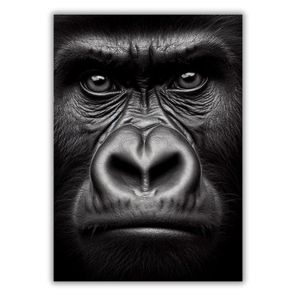 Gorilla Animal Kingdom Wall Art Canvas Print