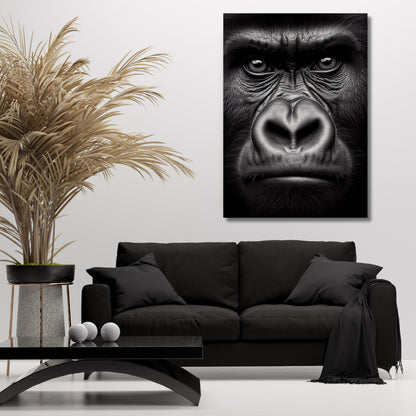 Gorilla Animal Kingdom Wall Art Canvas Print