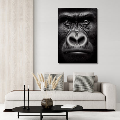 Gorilla Animal Kingdom Wall Art Canvas Print