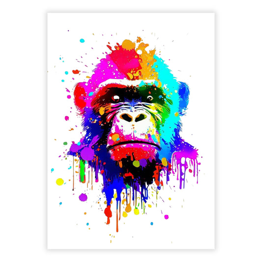 Gorilla Wall Art Canvas Print