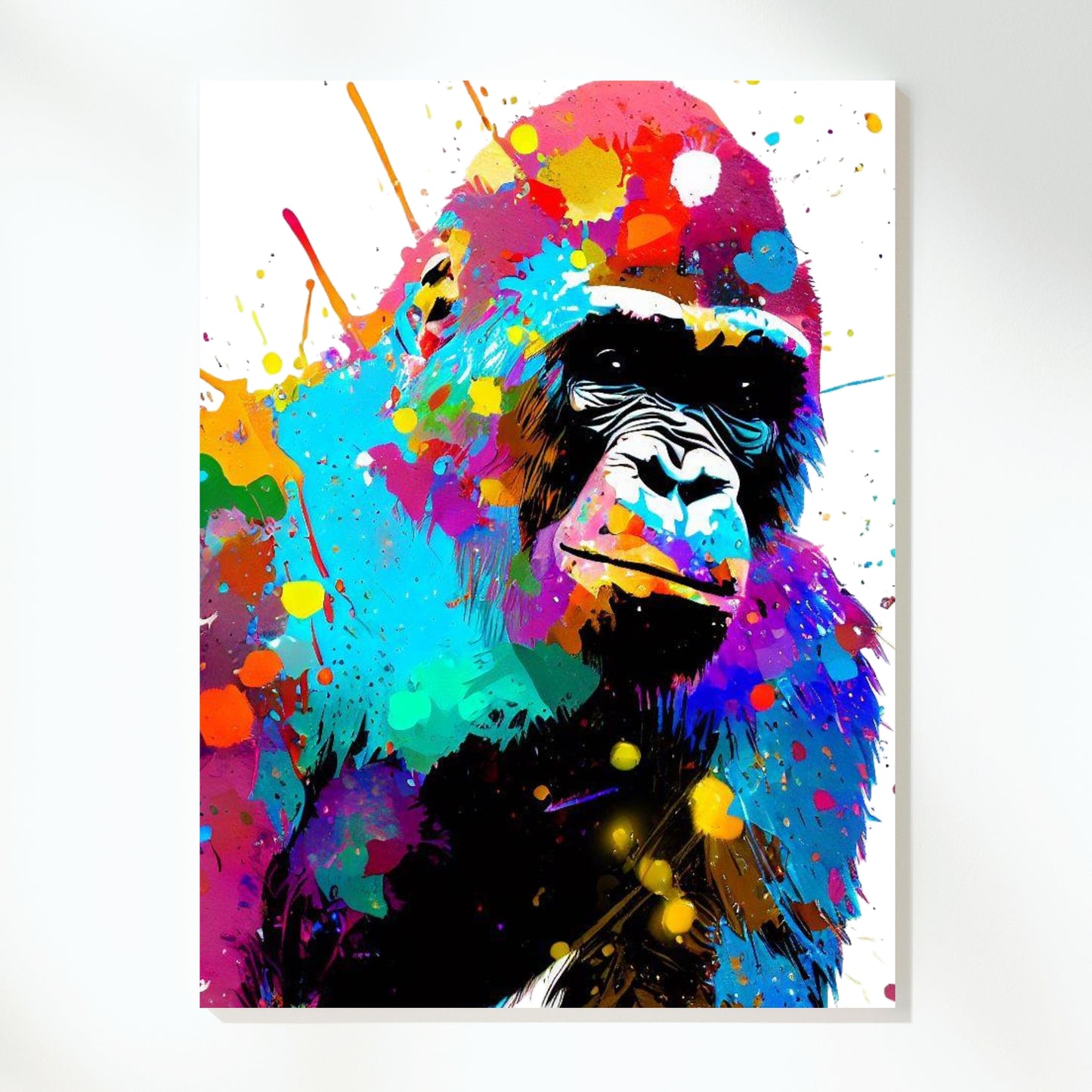 Gorilla Life Wall Art Canvas Print