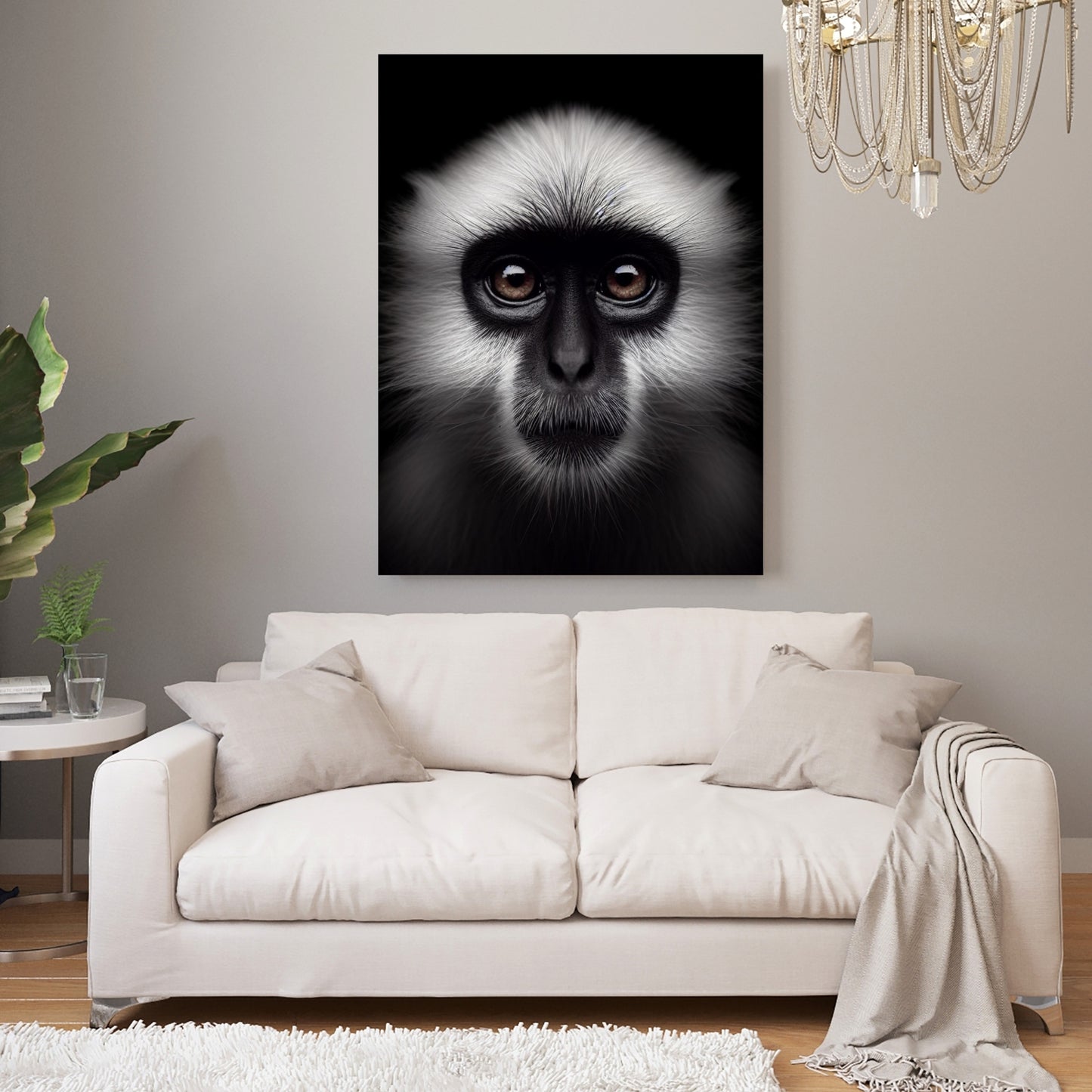 Guilty Monkey Animal Kingdom Wall Art Canvas Print