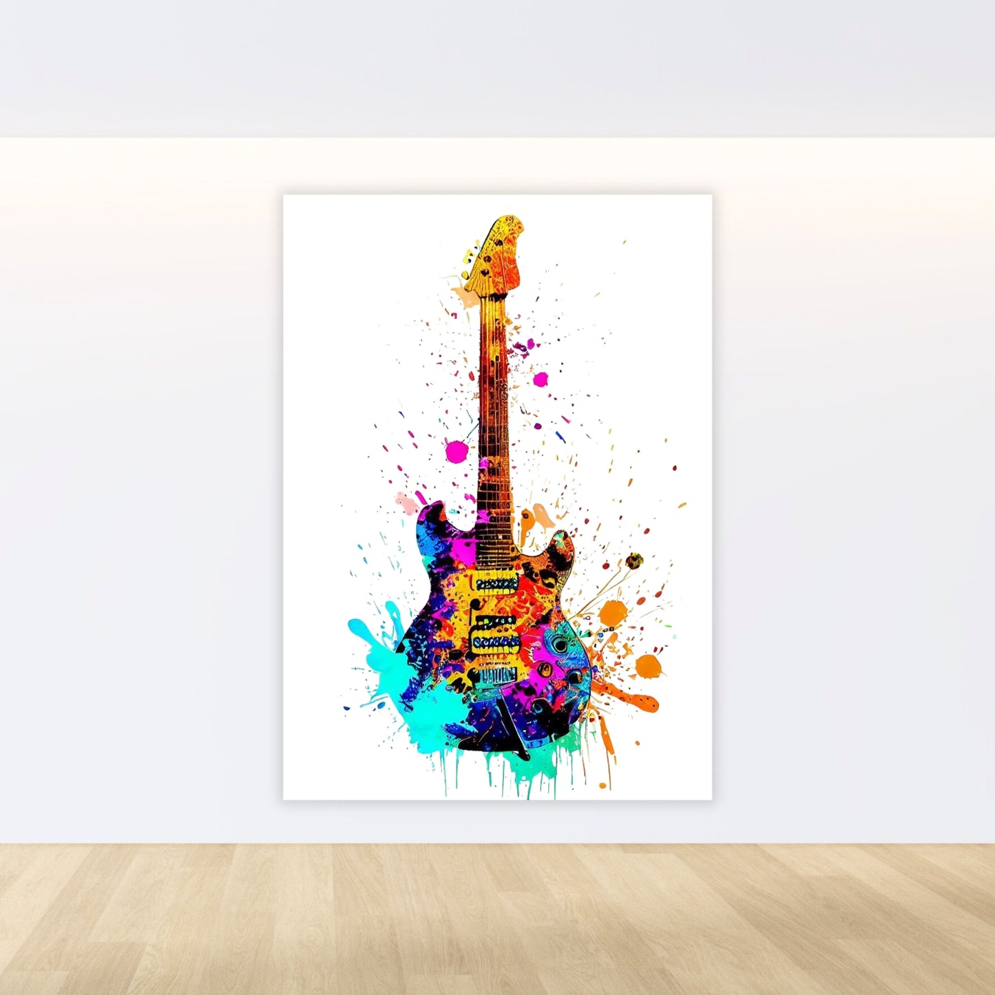 Guitar Hero Wall Art Canvas Print