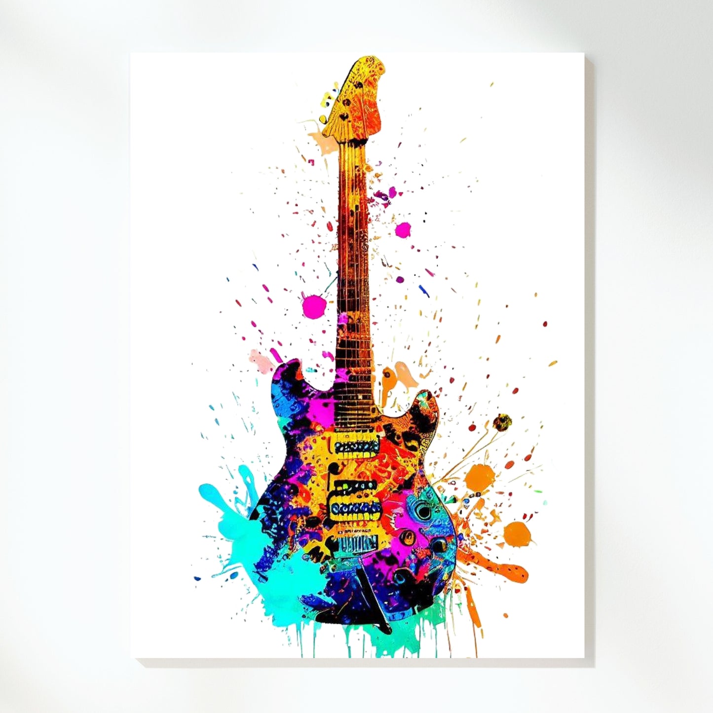 Guitar Hero Wall Art Canvas Print