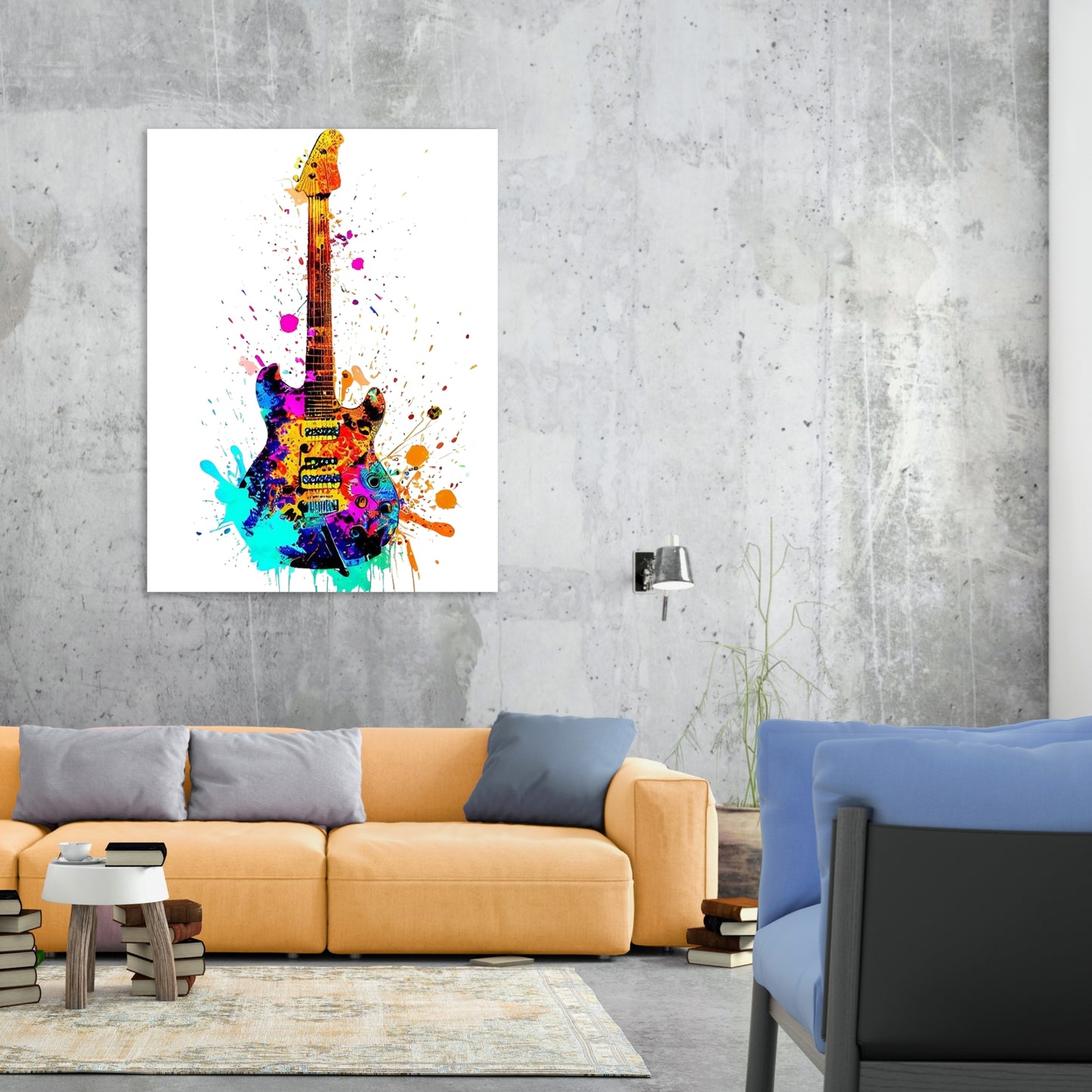 Guitar Hero Wall Art Canvas Print