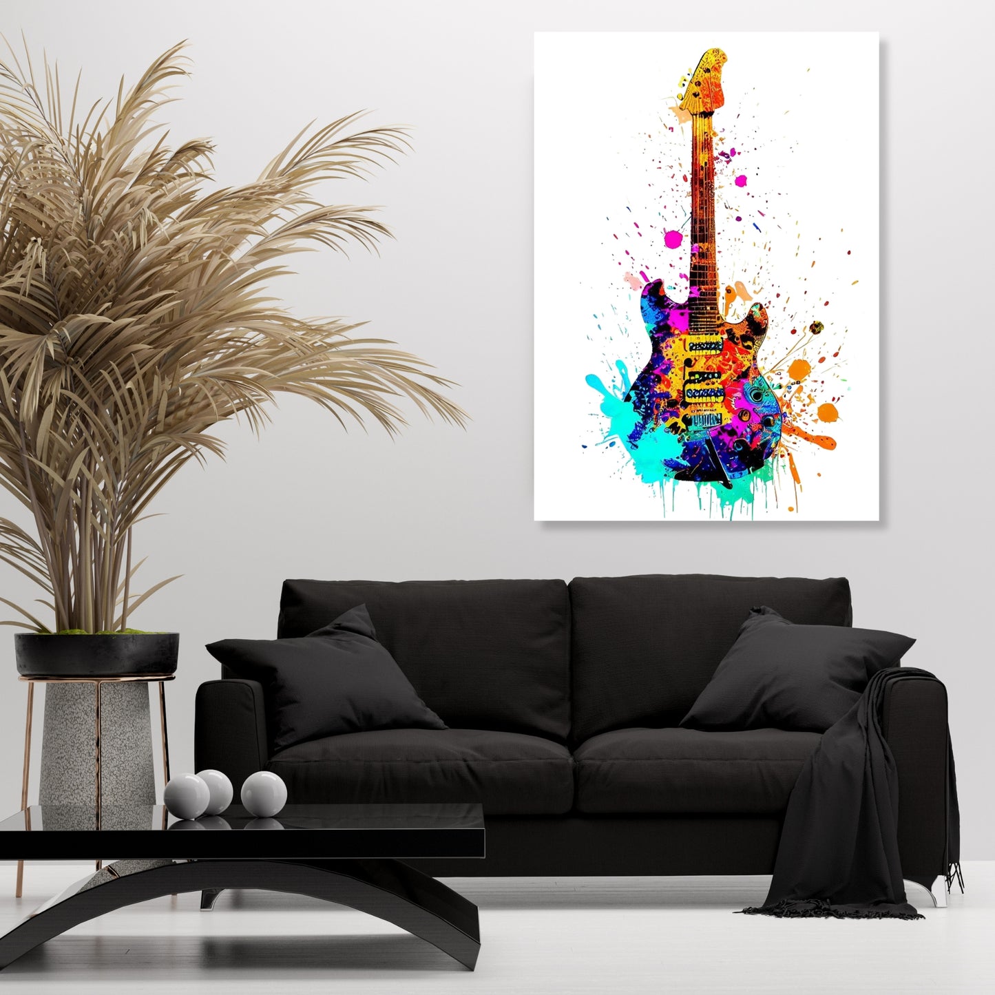 Guitar Hero Wall Art Canvas Print