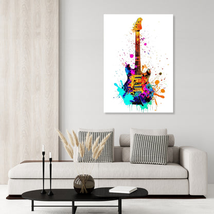 Guitar Hero Wall Art Canvas Print