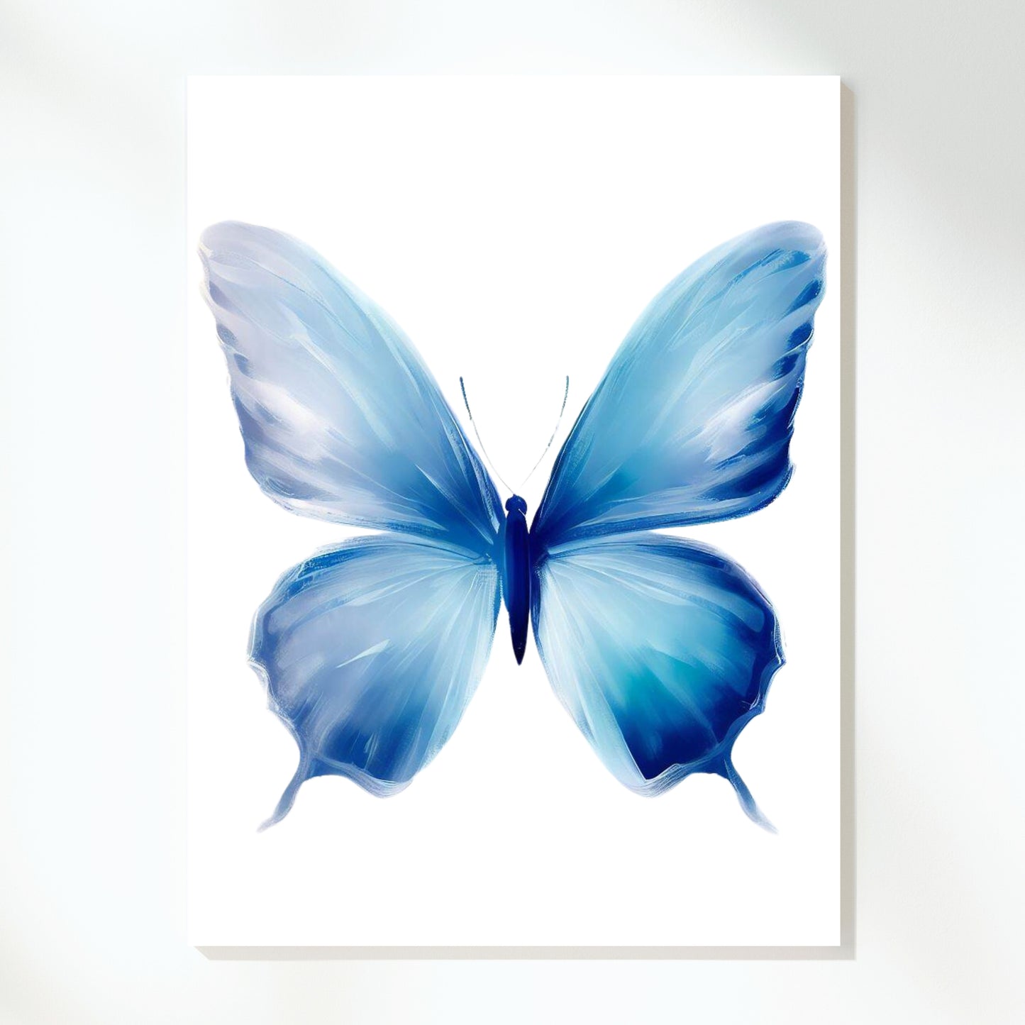 Hamptons Butterfly Wall Art Canvas Print