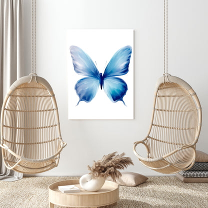 Hamptons Butterfly Wall Art Canvas Print