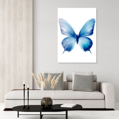 Hamptons Butterfly Wall Art Canvas Print