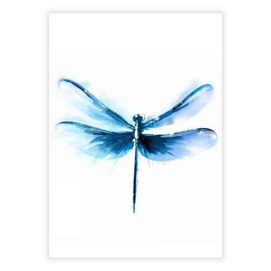 Hamptons Dragonfly Wall Art Canvas Print