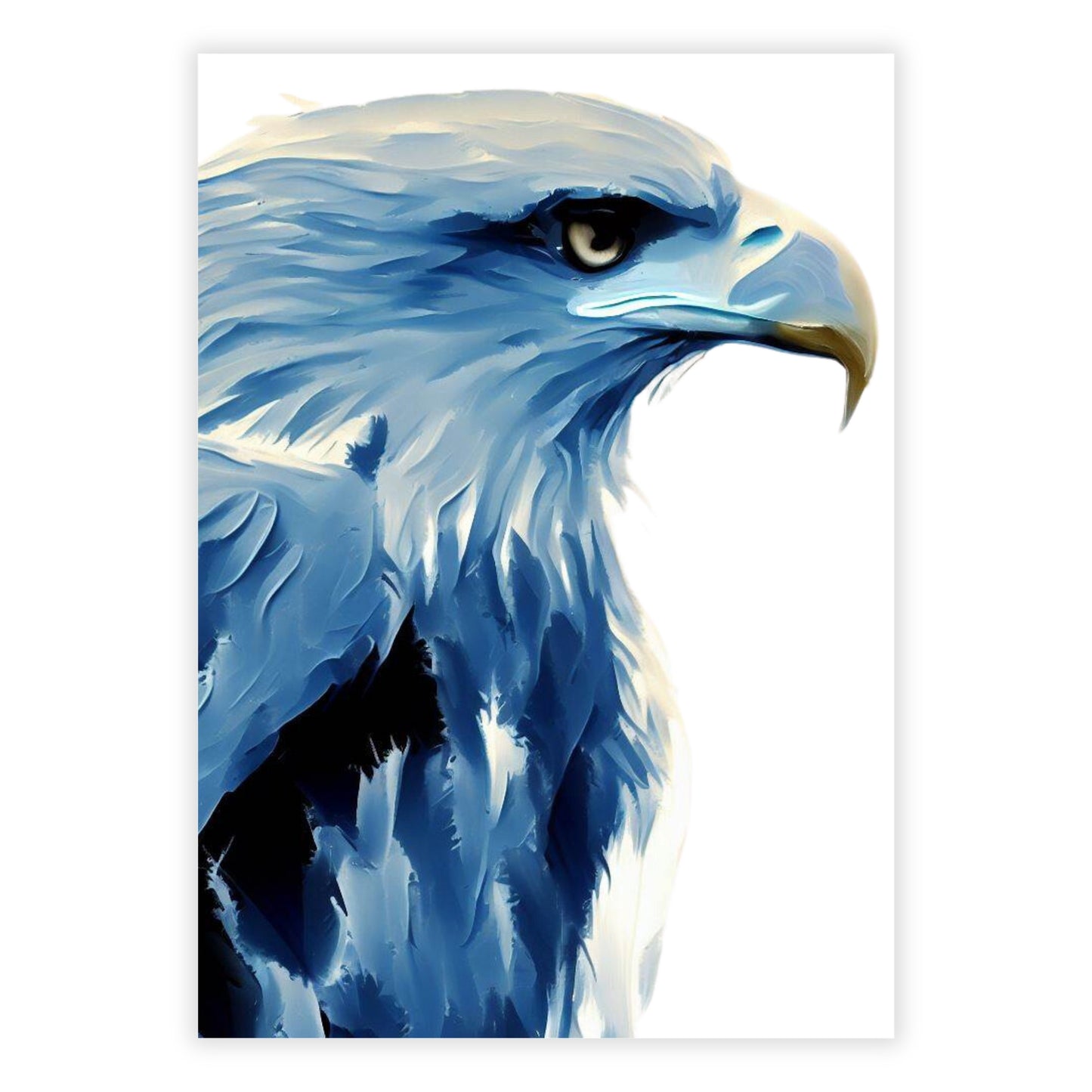 Hamptons Eagle Wall Art Canvas Print