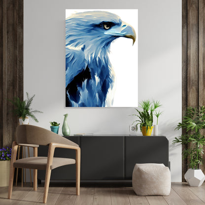 Hamptons Eagle Wall Art Canvas Print