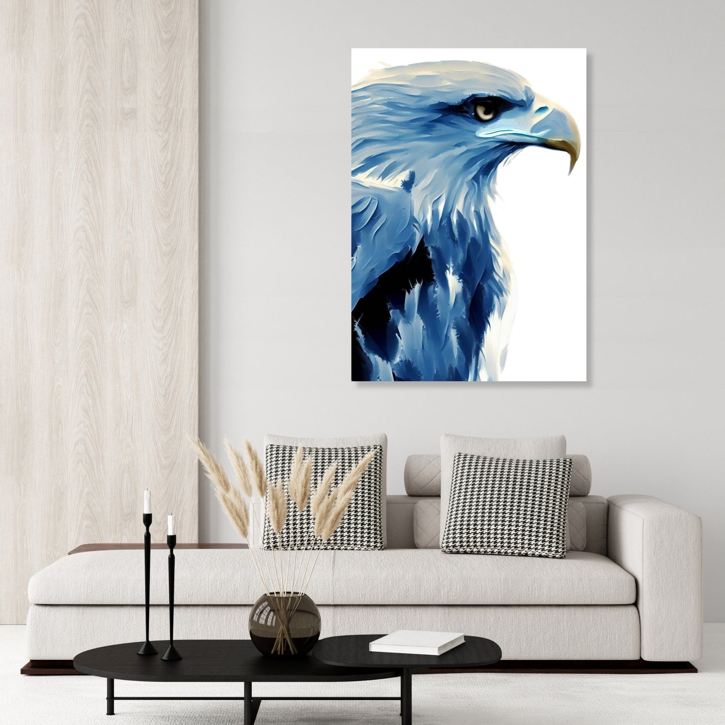 Hamptons Eagle Wall Art Canvas Print