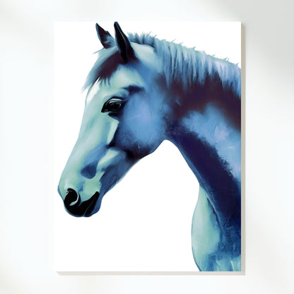 Hamptons Horse Wall Art Canvas Print