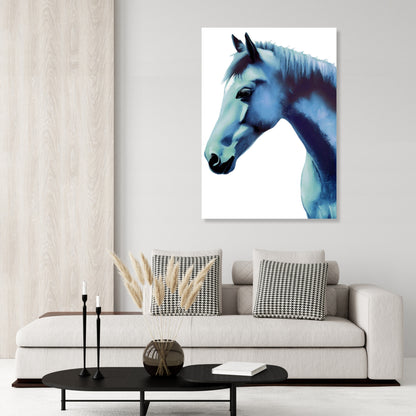 Hamptons Horse Wall Art Canvas Print