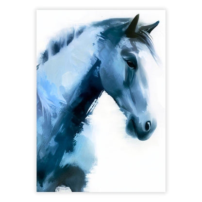 Hamptons Horse Love Wall Art Canvas Print