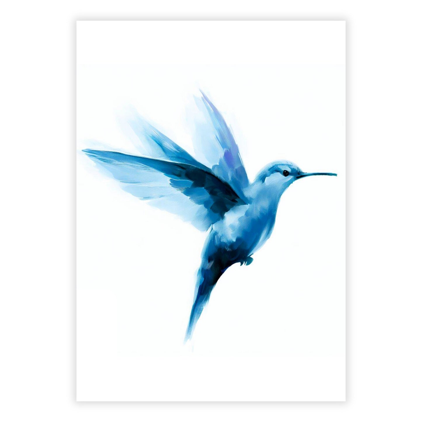 Hamptons Hummingbird Wall Art Canvas Print