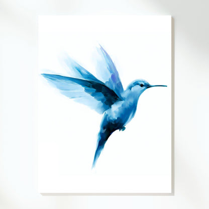 Hamptons Hummingbird Wall Art Canvas Print