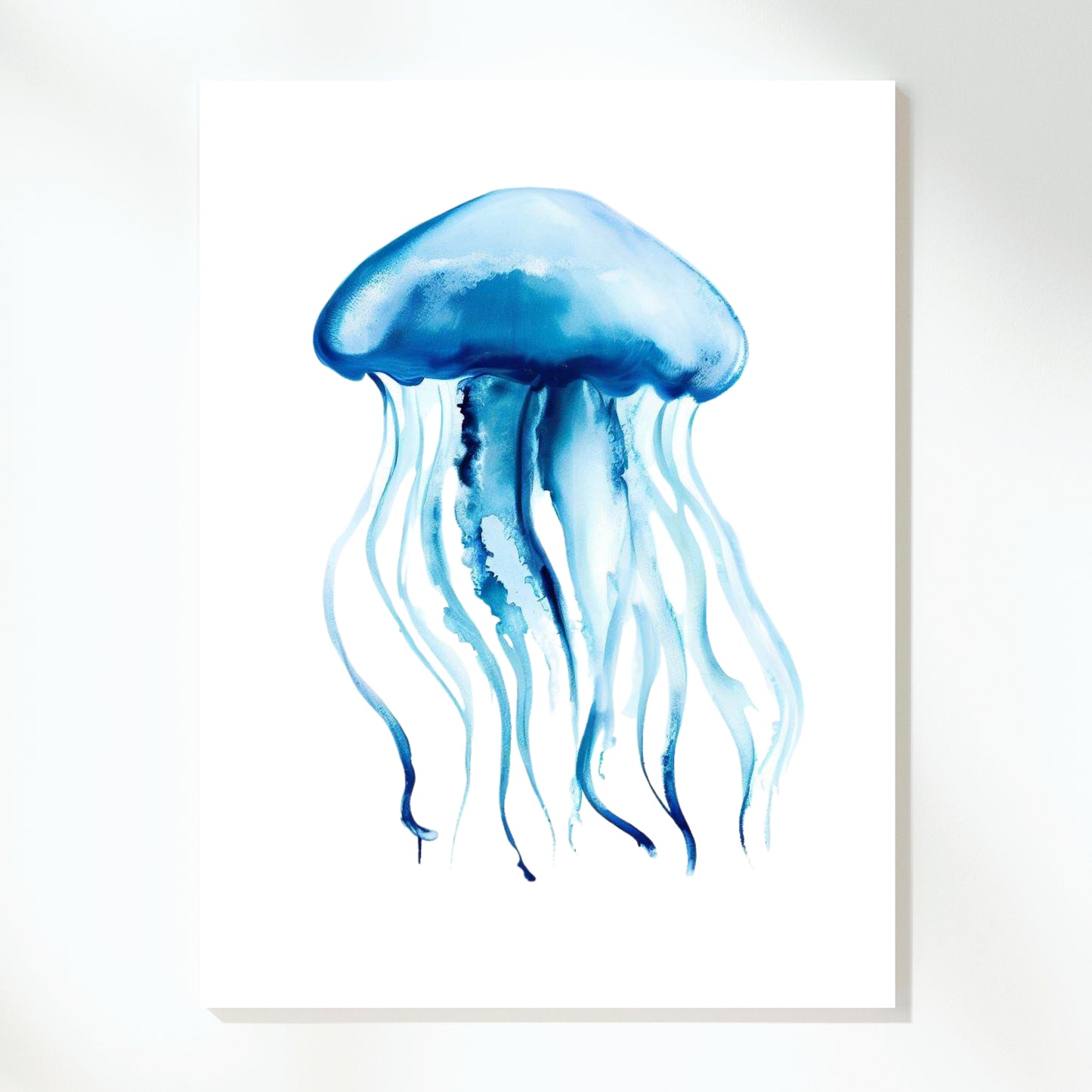 Hamptons Jellyfish Wall Art Canvas Print