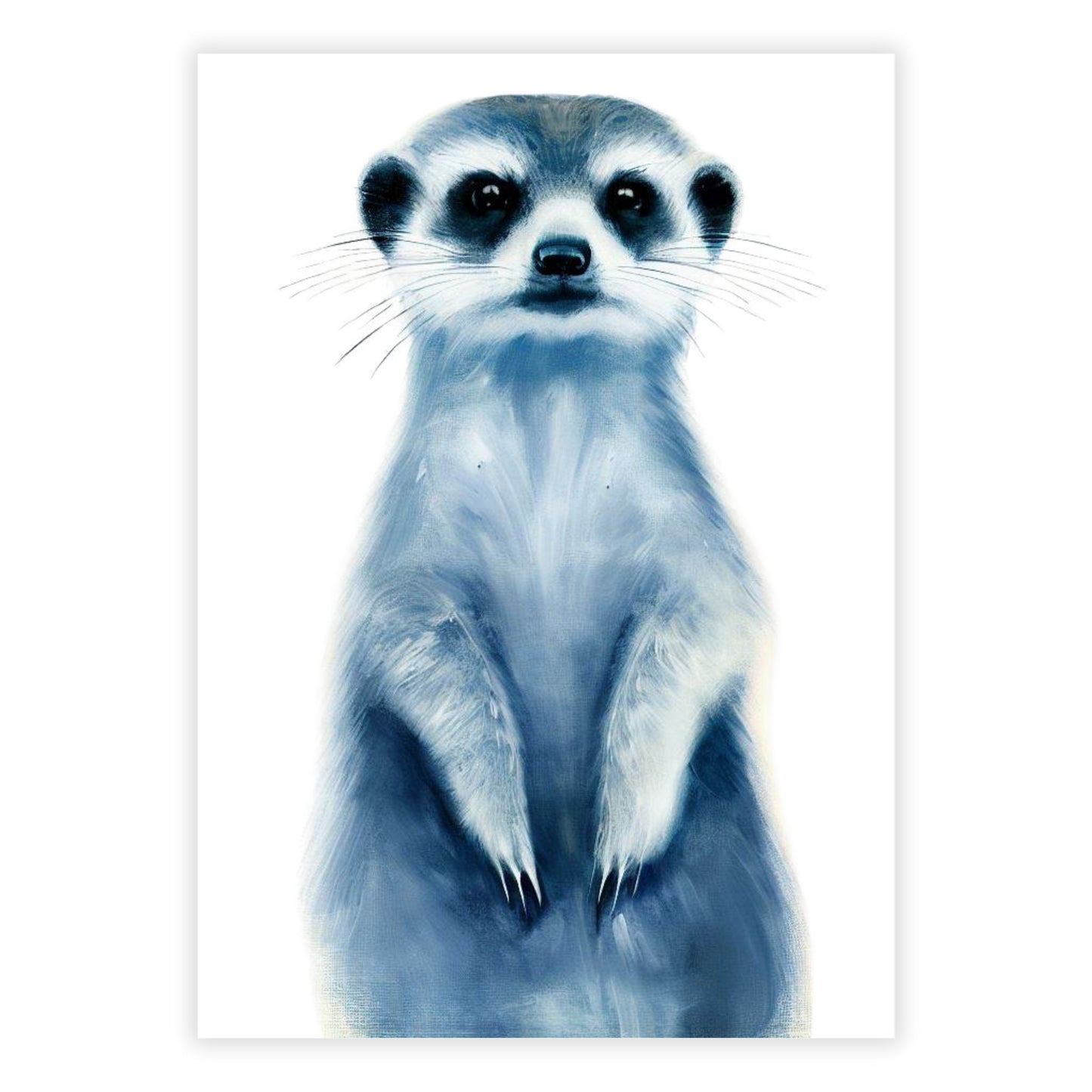 Hamptons Meerkat Wall Art Canvas Print