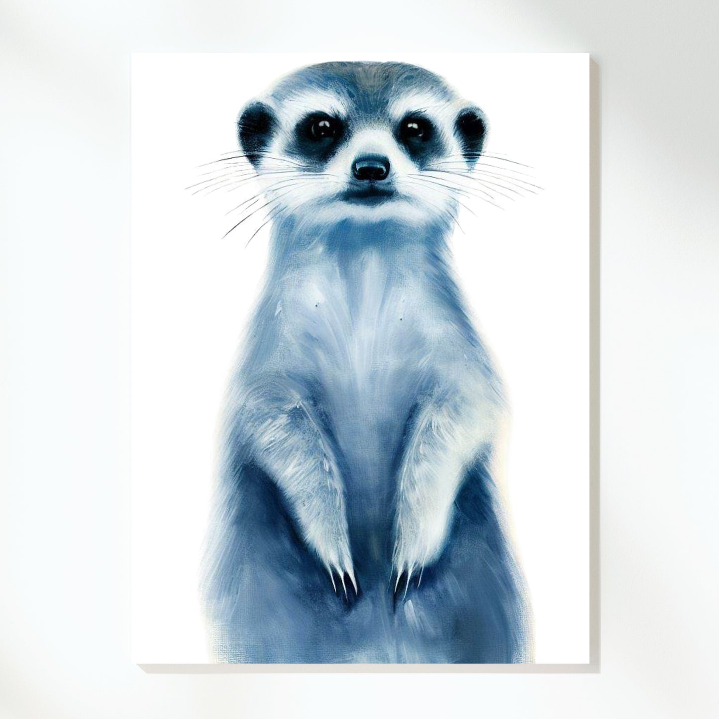 Hamptons Meerkat Wall Art Canvas Print