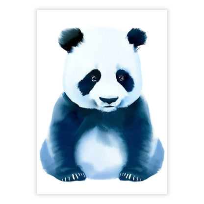 Hamptons Panda Wall Art Canvas Print