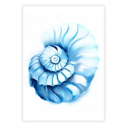 Hamptons Ocean Shell Wall Art Canvas Print