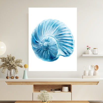 Hamptons Sea Shell Pearl Wall Art Canvas Print