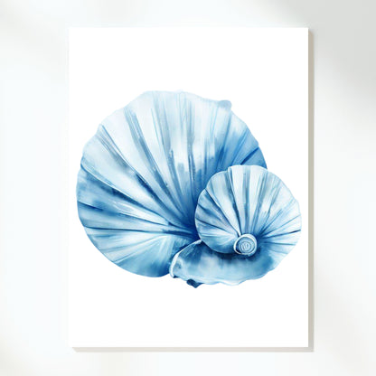 Hamptons Sea Shells Wall Art Canvas Print