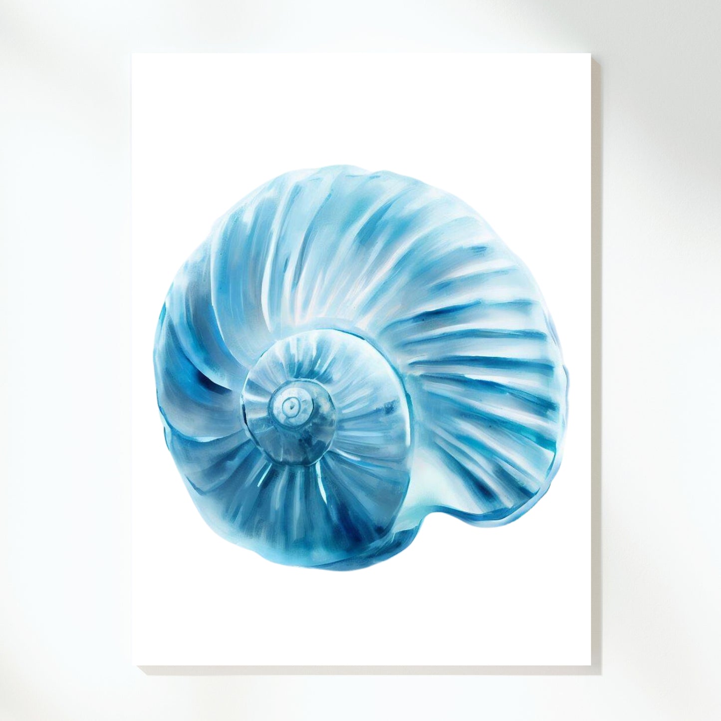 Hamptons Sea Shell Pearl Wall Art Canvas Print