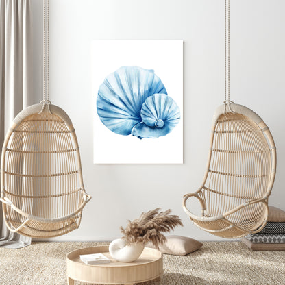 Hamptons Sea Shells Wall Art Canvas Print