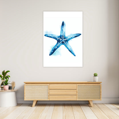 Hamptons Starfish Wall Art Canvas Print